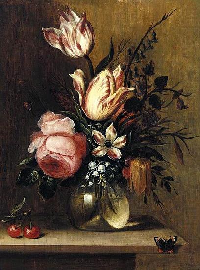 Flowers in a Vase, Hans Bollongier